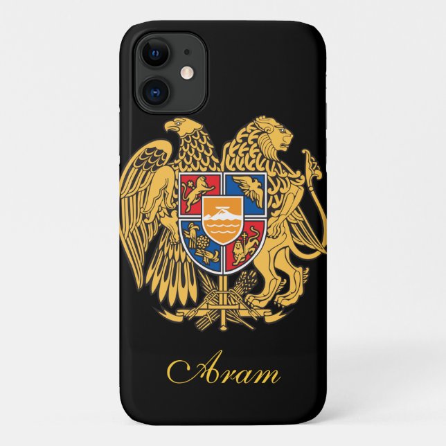 Capa Para iPhone 11 Sinalizador da Armênia (Verso)