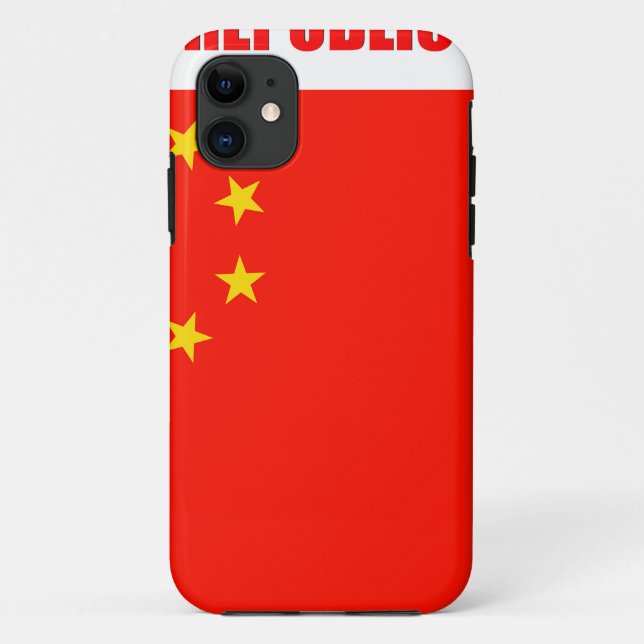 Capa Para iPhone 11 Sinalizador da China de alta qualidade (Verso)