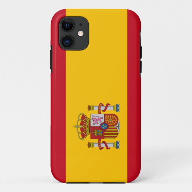 Capa Para iPhone 11 Sinalizador de espanha (Verso)