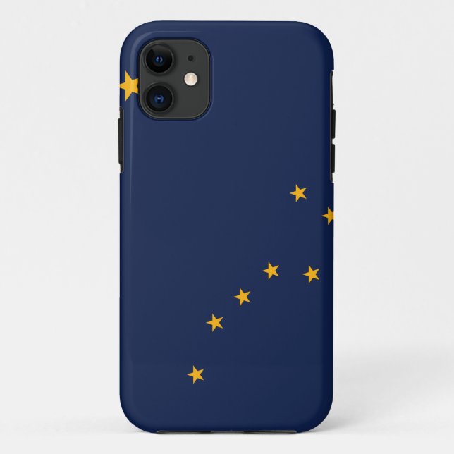 Capa Para iPhone 11 Sinalizador do Alasca (Verso)