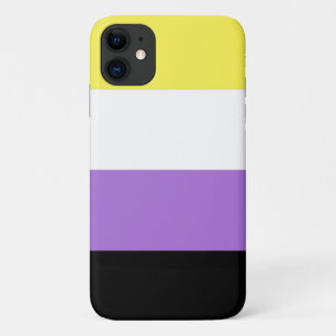 Capa Para iPhone 11 Sinalizador do Orgulho Não Binário