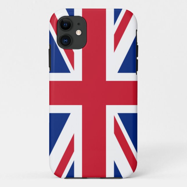 Capa Para iPhone 11 Sinalizador do Reino Unido (Verso)