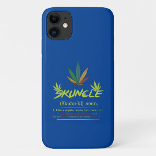 Capa Para iPhone 11 Sktio Definition Weed Fumando Tio Engraçado Stone