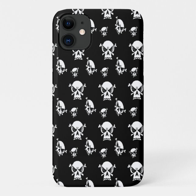 Capa Para iPhone 11 Skull Boys (Verso)