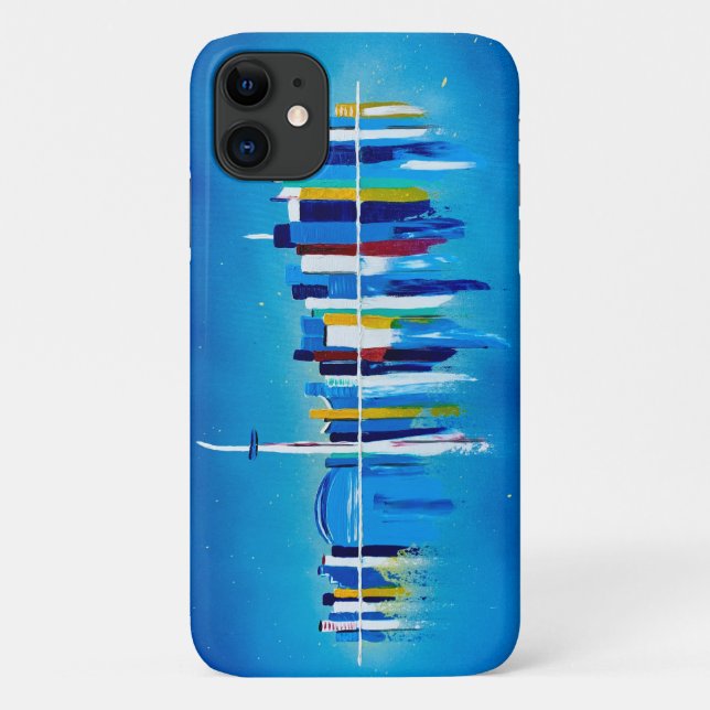 Capa Para iPhone 11 Skyline Toronto (Verso)