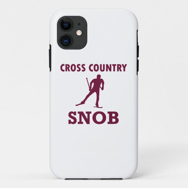 Capa Para iPhone 11 Snob de Esqui Cruzado (Verso)