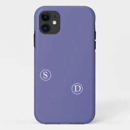 Capa Para iPhone 11 Snowdrops floral Iniciais Trendência para ela