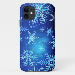 Capa Para iPhone 11 Snowflakes iphone case