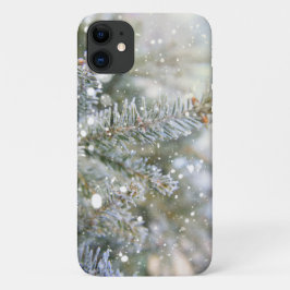 Capa Para iPhone 11 Snowy Pine Winter