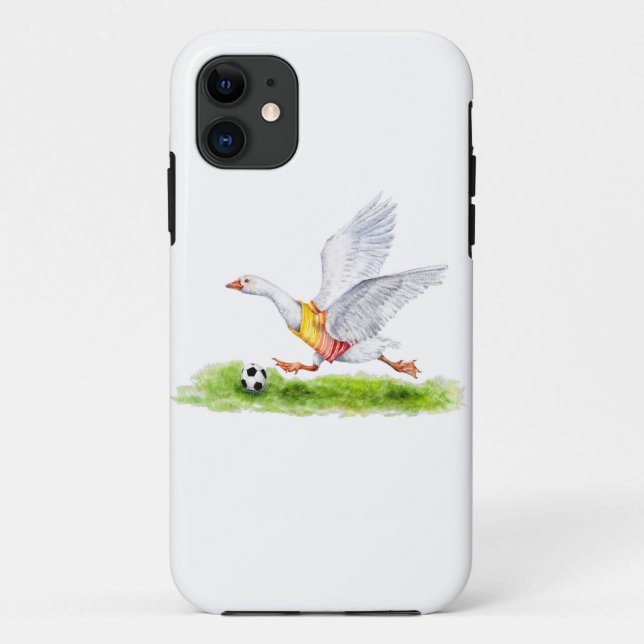 Capa Para iPhone 11 Soccer Goose (Verso)