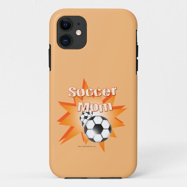 Capa Para iPhone 11 Soccer Mãe (Verso)