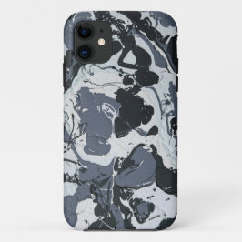 Capa Para iPhone 11 Sombras de Cinza monocromática