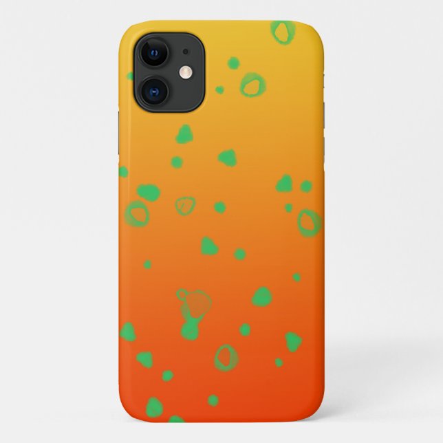 Capa Para iPhone 11 Sombras De Laranja (Verso)