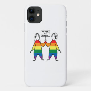 Capa Para iPhone 11 Somos Todos Iguais