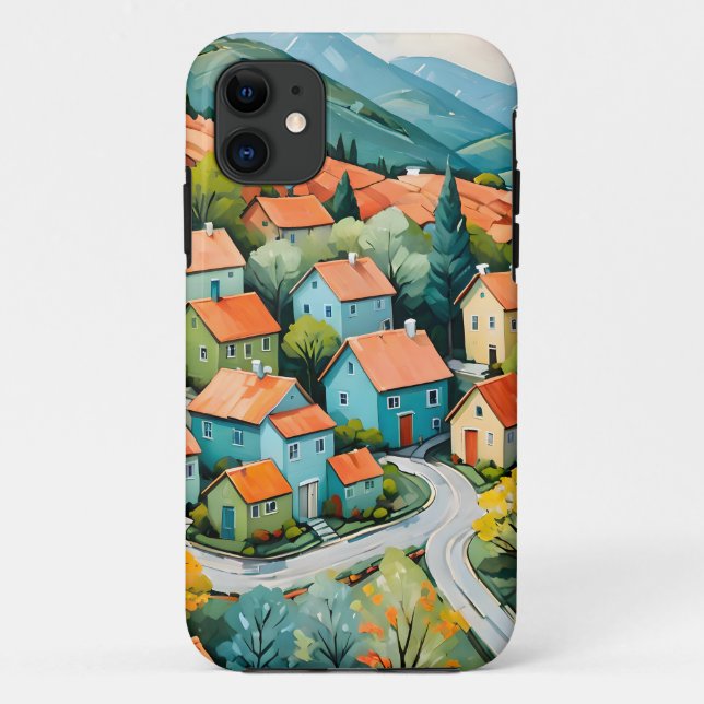 Capa Para iPhone 11 Sonho da Vila Pastel (Verso)