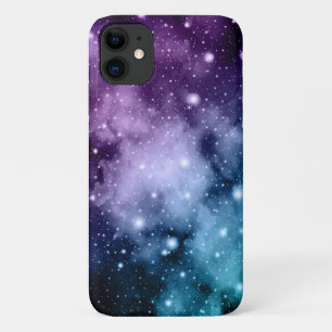 Capa Para iPhone 11 Sonho de Nebulosa da Galáxia de Teto Roxo #2