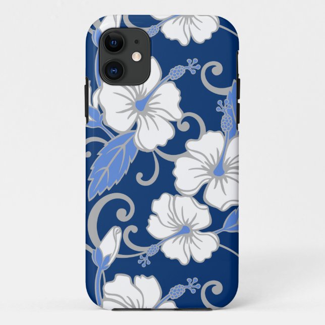 CAPA PARA iPhone 11 SONHO POLINÉSIO (AZUL) (Verso)