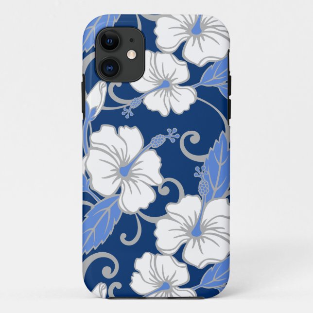 CAPA PARA iPhone 11 SONHO POLINÉSIO (AZUL) (Verso)