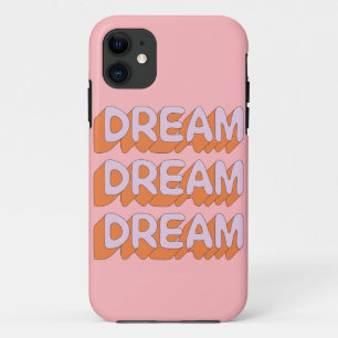 Capa Para iPhone 11 Sonho Sonho Sonho Slogan