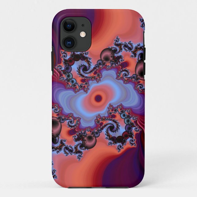 Capa Para iPhone 11 sonhos de paisley (Verso)