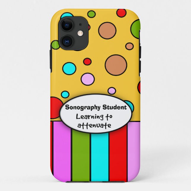 Capa Para iPhone 11 Sonografia Estudante iPhone 5 Caso nº 2 (Verso)