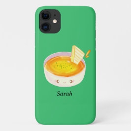 Capa Para iPhone 11 Sopa De Tomate E Sanduíche De Queijo Grelhado