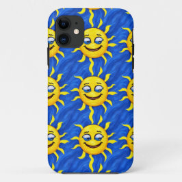 Capa Para iPhone 11 Sorriso Face Sol Sunny