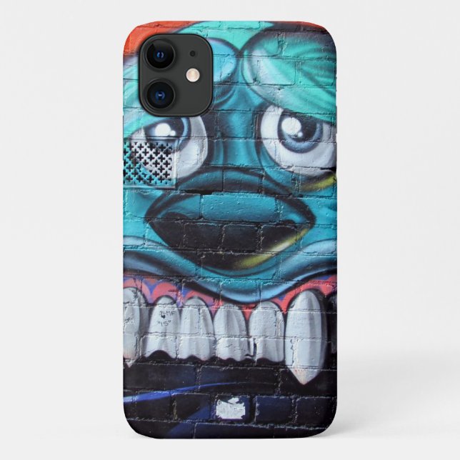 Capa Para iPhone 11 sorriso monstro (Verso)