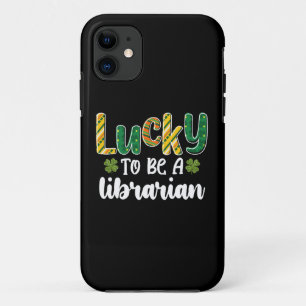 Capa Para iPhone 11 Sortudo Por Ser Uma Bibliotecária Escola Dia De Sã