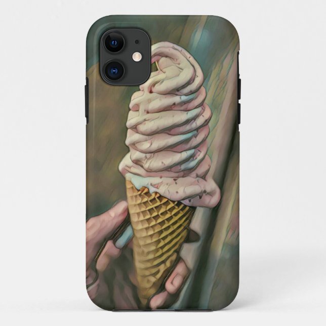 Capa Para iPhone 11 sorvete congelando legal (Verso)