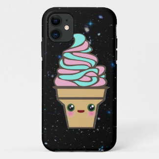 Capa Para iPhone 11 Sorvete Kawaii Rave No Espaço