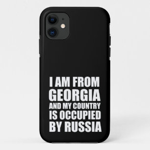 Capa Para iPhone 11 Sou da Geórgia e o meu país está ocupado