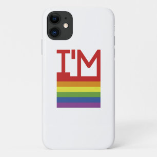 Capa Para iPhone 11 Sou Gay Sinalizador arco-íris
