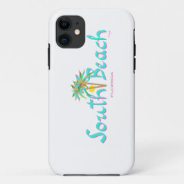 Capa Para iPhone 11 South Beach Sun Miami
