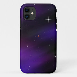 Capa Para iPhone 11 Spacescape com planetas e estrelas