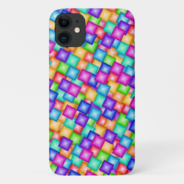 Capa Para iPhone 11 Sparkle Rainbow (Verso)