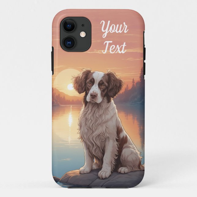 Capa Para iPhone 11 Springer Spaniel por Lago (Verso)