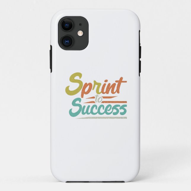Capa Para iPhone 11 Sprint to Success (Verso)