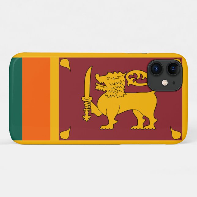 Capa Para iPhone 11 Sri Lanka (Verso (horizontal))