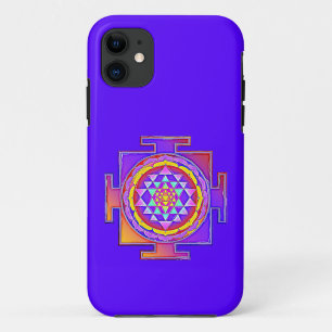 Capa Para iPhone 11 Sri Yantra - Símbolo hinduísmo Design 1
