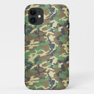 Capa Para iPhone 11 Standard Woodland Camo