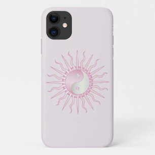 Capa Para iPhone 11 Starburst Rosa Yin Yang