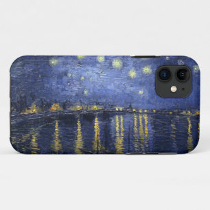 Capa Para iPhone 11 Starry Night Over the Rhone