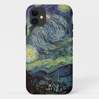 Capa Para iPhone 11 Starry Night, Vincent Van Gogh.