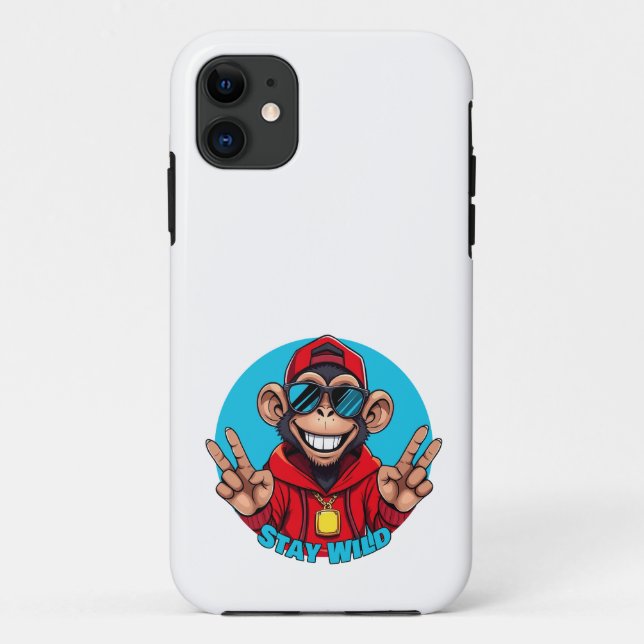 Capa Para iPhone 11 Stay Wild – Funny Streetwear (Verso)