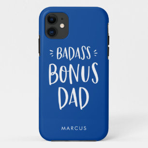 Capa Para iPhone 11 Stepdad Personalizado do Pai de Bônus Azul