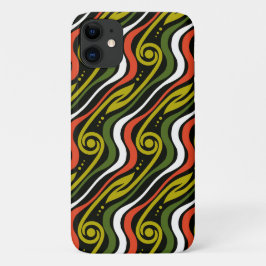Capa Para iPhone 11 stripes pattern