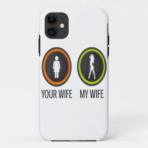 Capa Para iPhone 11 Sua Esposa Minha Esposa