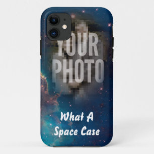 Capa Para iPhone 11 Sua FOTO PERSONALIZADA No Espaço