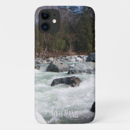 Capa Para iPhone 11 Sua Própria Foto Whitewater Personalizada Vertical